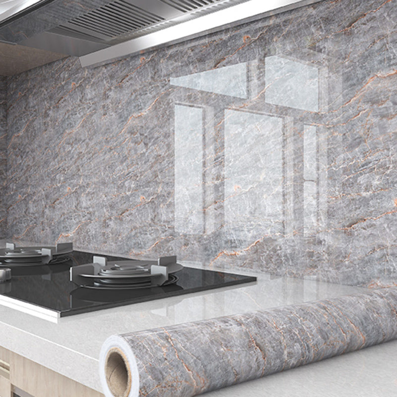 Rectangular Wallpaper Modern Peel and Stick Backsplash Wall Tile Gray Black Clearhalo 'Flooring 'Home Improvement' 'home_improvement' 'home_improvement_peel_stick_blacksplash' 'Peel & Stick Backsplash Tile' 'peel_stick_blacksplash' 'Walls & Ceilings' Walls and Ceiling' 6470244