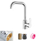 Modern Pot Filler Brass Lever Handles and Supply Lines High Arch Pot Filler Kitchen Faucet 7 Shape Round Handle Supply Lines Not Included Clearhalo 'Home Improvement' 'home_improvement' 'home_improvement_kitchen_faucets' 'Kitchen Faucets' 'Kitchen Remodel & Kitchen Fixtures' 'Kitchen Sinks & Faucet Components' 'kitchen_faucets' 6470260