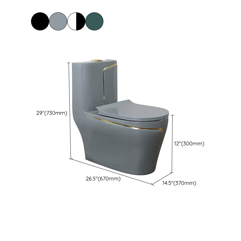 Traditional Floor Mount Toilet Bowl Skirted Toilet with Seat for Bathroom Clearhalo 'Bathroom Remodel & Bathroom Fixtures' 'Home Improvement' 'home_improvement' 'home_improvement_toilets' 'Toilets & Bidets' 'Toilets' 6483148