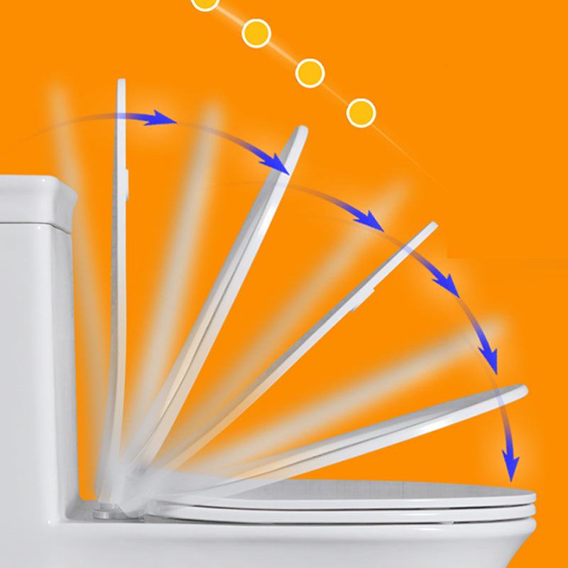 Floor Mounted Toilet One-Piece Toilet Porcelain Siphon Jet Flush Toilet Clearhalo 'Bathroom Remodel & Bathroom Fixtures' 'Home Improvement' 'home_improvement' 'home_improvement_toilets' 'Toilets & Bidets' 'Toilets' 6483158