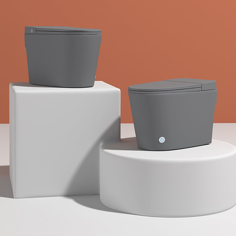 Modern Skirted Toilet Bowl Siphon Jet Toilet with Seat for Bathroom Clearhalo 'Bathroom Remodel & Bathroom Fixtures' 'Home Improvement' 'home_improvement' 'home_improvement_toilets' 'Toilets & Bidets' 'Toilets' 6483176