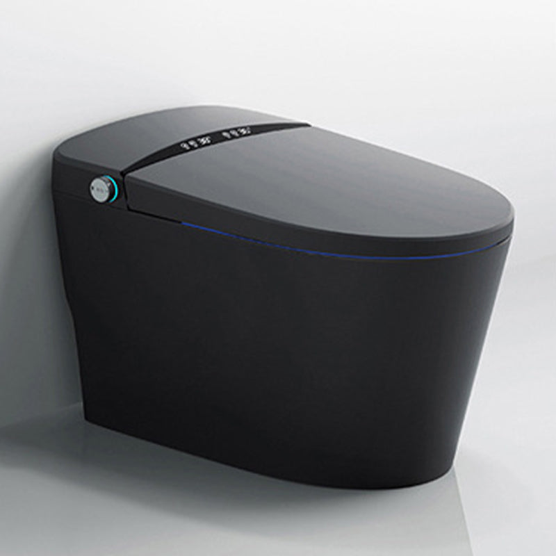 Heated Seat Modern Flush Toilet Concealed Tank One-Piece Toilet with Slow Close Seat Clearhalo 'Bathroom Remodel & Bathroom Fixtures' 'Home Improvement' 'home_improvement' 'home_improvement_toilets' 'Toilets & Bidets' 'Toilets' 6483198