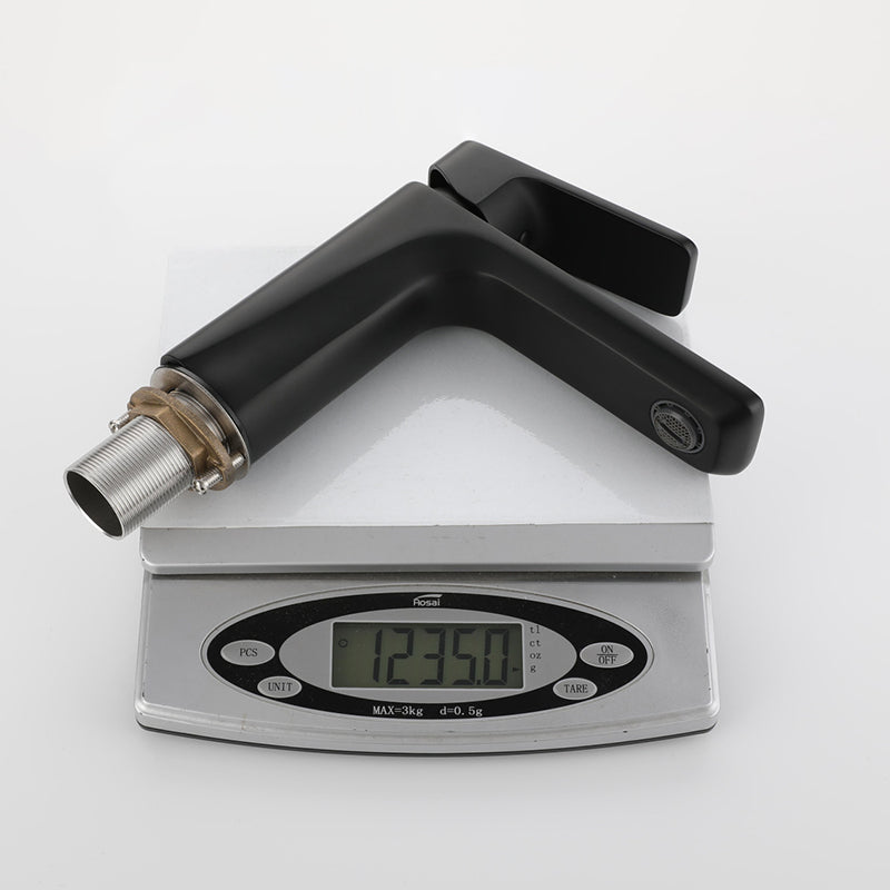 Modern Copper Vessel Faucet Pure Color Lever Handles Low Arc Vessel Faucet Clearhalo 'Bathroom Remodel & Bathroom Fixtures' 'Bathroom Sink Faucets' 'Bathroom Sinks & Faucet Components' 'bathroom_sink_faucets' 'Home Improvement' 'home_improvement' 'home_improvement_bathroom_sink_faucets' 6484209