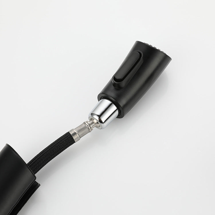 Modern Retractable Kitchen Faucet Stainless Steel Single Handle High Arc Kitchen Faucet Clearhalo 'Home Improvement' 'home_improvement' 'home_improvement_kitchen_faucets' 'Kitchen Faucets' 'Kitchen Remodel & Kitchen Fixtures' 'Kitchen Sinks & Faucet Components' 'kitchen_faucets' 6484285