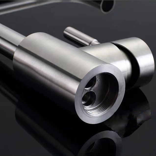 Modern 1-Handle Faucets Touchless Stainless Steel Standard Kitchen Faucets Clearhalo 'Home Improvement' 'home_improvement' 'home_improvement_kitchen_faucets' 'Kitchen Faucets' 'Kitchen Remodel & Kitchen Fixtures' 'Kitchen Sinks & Faucet Components' 'kitchen_faucets' 6484309