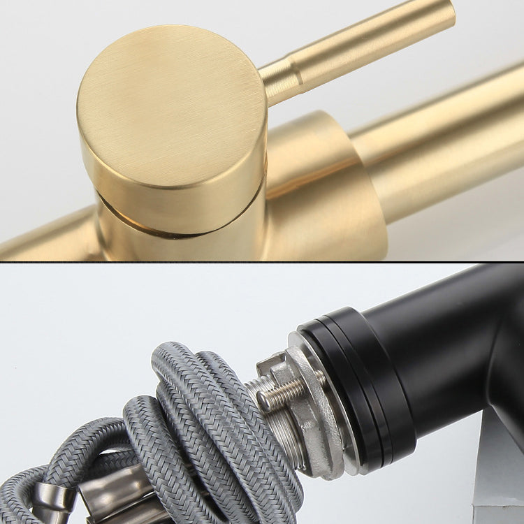 Modern Farmhouse Pull Down Water Filler One Handle High Arch Kitchen Faucet Clearhalo 'Home Improvement' 'home_improvement' 'home_improvement_kitchen_faucets' 'Kitchen Faucets' 'Kitchen Remodel & Kitchen Fixtures' 'Kitchen Sinks & Faucet Components' 'kitchen_faucets' 6484327