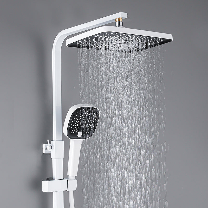 Modern Pressure Balanced Diverter Valve Shower Faucet Adjustable Shower System Clearhalo 'Bathroom Remodel & Bathroom Fixtures' 'Home Improvement' 'home_improvement' 'home_improvement_shower_faucets' 'Shower Faucets & Systems' 'shower_faucets' 'Showers & Bathtubs Plumbing' 'Showers & Bathtubs' 6484397