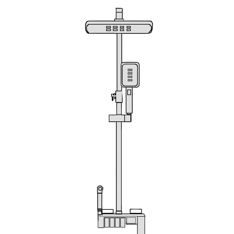 Modern Pressure Balanced Diverter Valve Shower Faucet Adjustable Shower System Clearhalo 'Bathroom Remodel & Bathroom Fixtures' 'Home Improvement' 'home_improvement' 'home_improvement_shower_faucets' 'Shower Faucets & Systems' 'shower_faucets' 'Showers & Bathtubs Plumbing' 'Showers & Bathtubs' 6484401
