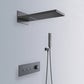 Modern Shower Set Adjustable Shower Head Wall Mounted Shower System Clearhalo 'Bathroom Remodel & Bathroom Fixtures' 'Home Improvement' 'home_improvement' 'home_improvement_shower_faucets' 'Shower Faucets & Systems' 'shower_faucets' 'Showers & Bathtubs Plumbing' 'Showers & Bathtubs' 6484538