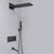 Modern Shower Set Adjustable Shower Head Wall Mounted Shower System Black Faucet Included Clearhalo 'Bathroom Remodel & Bathroom Fixtures' 'Home Improvement' 'home_improvement' 'home_improvement_shower_faucets' 'Shower Faucets & Systems' 'shower_faucets' 'Showers & Bathtubs Plumbing' 'Showers & Bathtubs' 6484548