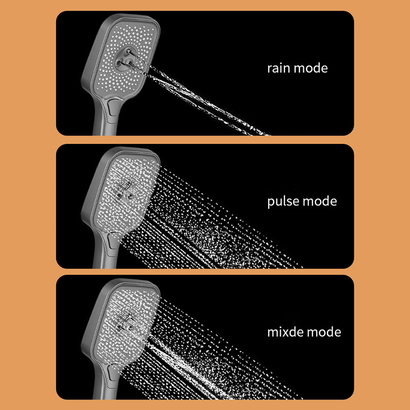 Modern Shower Set Adjustable Shower Head Slide Bar Wall Mounted Shower System Clearhalo 'Bathroom Remodel & Bathroom Fixtures' 'Home Improvement' 'home_improvement' 'home_improvement_shower_faucets' 'Shower Faucets & Systems' 'shower_faucets' 'Showers & Bathtubs Plumbing' 'Showers & Bathtubs' 6484574