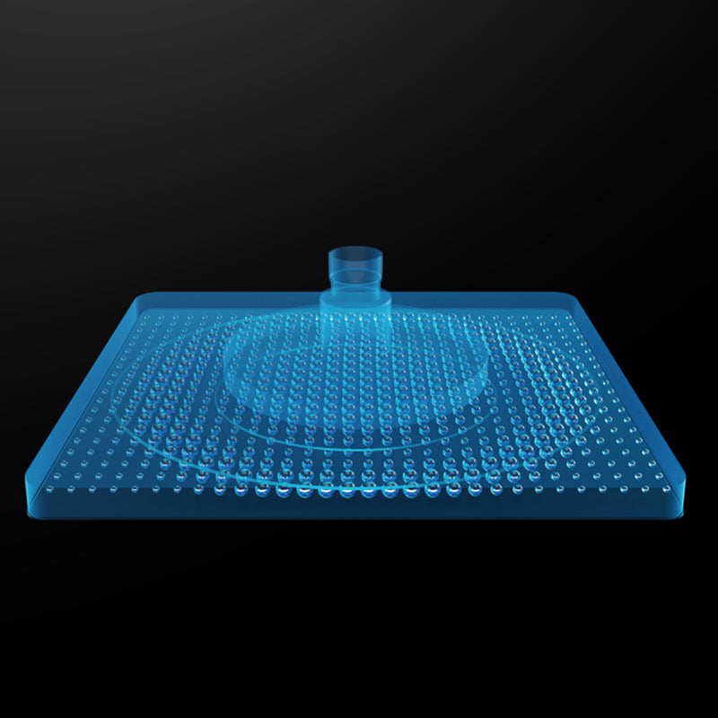 Modern Style Shower System Copper Spot Resist Rectangle Wall Mounted Shower System Clearhalo 'Bathroom Remodel & Bathroom Fixtures' 'Home Improvement' 'home_improvement' 'home_improvement_shower_faucets' 'Shower Faucets & Systems' 'shower_faucets' 'Showers & Bathtubs Plumbing' 'Showers & Bathtubs' 6484614