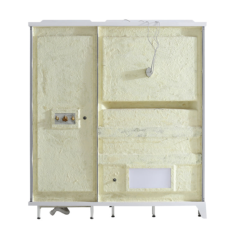 Contemporary Rectangle Shower Stall Clear Framed Shower Stall with Ceiling Clearhalo 'Bathroom Remodel & Bathroom Fixtures' 'Home Improvement' 'home_improvement' 'home_improvement_shower_stalls_enclosures' 'Shower Stalls & Enclosures' 'shower_stalls_enclosures' 'Showers & Bathtubs' 6484654
