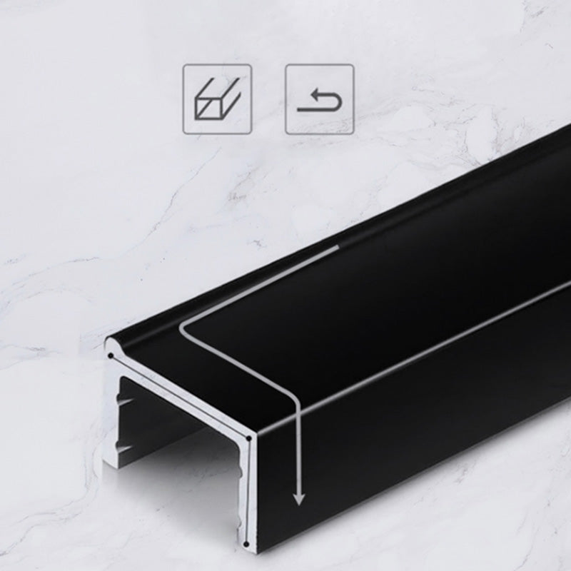 Framed Tempered Glass Shower Enclosure with Pedestal Half-Framed Shower Enclosure Clearhalo 'Bathroom Remodel & Bathroom Fixtures' 'Home Improvement' 'home_improvement' 'home_improvement_shower_stalls_enclosures' 'Shower Stalls & Enclosures' 'shower_stalls_enclosures' 'Showers & Bathtubs' 6484704