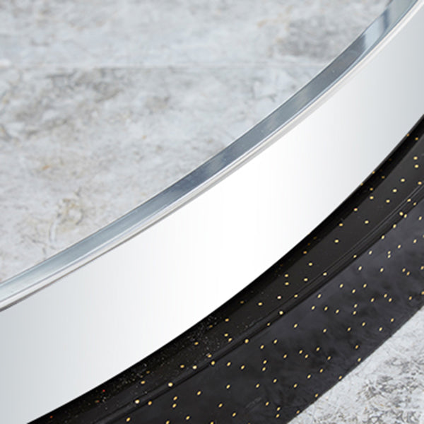 Semicircle Sliding Shower Enclosure Framed Shower Enclosure with Tempered Glass Clearhalo 'Bathroom Remodel & Bathroom Fixtures' 'Home Improvement' 'home_improvement' 'home_improvement_shower_stalls_enclosures' 'Shower Stalls & Enclosures' 'shower_stalls_enclosures' 'Showers & Bathtubs' 6484784