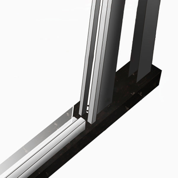 Semicircle Sliding Shower Enclosure Framed Shower Enclosure with Tempered Glass Clearhalo 'Bathroom Remodel & Bathroom Fixtures' 'Home Improvement' 'home_improvement' 'home_improvement_shower_stalls_enclosures' 'Shower Stalls & Enclosures' 'shower_stalls_enclosures' 'Showers & Bathtubs' 6484788