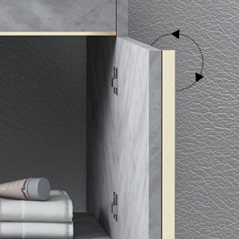 Contemporary Sink Cabinet Mirror Cabinet Vanity Cabinet for Bathroom Clearhalo 'Bathroom Remodel & Bathroom Fixtures' 'Bathroom Vanities' 'bathroom_vanities' 'Home Improvement' 'home_improvement' 'home_improvement_bathroom_vanities' 6485102