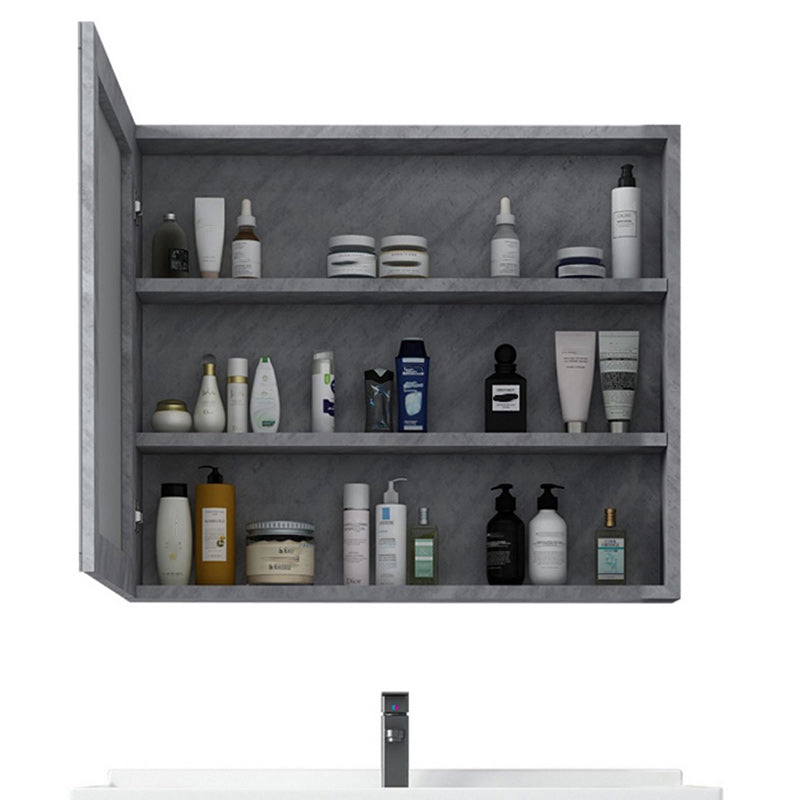 Contemporary Sink Cabinet Mirror Cabinet Vanity Cabinet for Bathroom Clearhalo 'Bathroom Remodel & Bathroom Fixtures' 'Bathroom Vanities' 'bathroom_vanities' 'Home Improvement' 'home_improvement' 'home_improvement_bathroom_vanities' 6485109