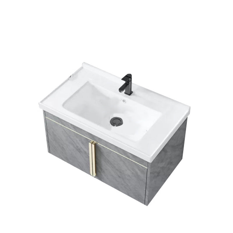 Contemporary Sink Cabinet Mirror Cabinet Vanity Cabinet for Bathroom Vanity & Faucet White Clearhalo 'Bathroom Remodel & Bathroom Fixtures' 'Bathroom Vanities' 'bathroom_vanities' 'Home Improvement' 'home_improvement' 'home_improvement_bathroom_vanities' 6485110