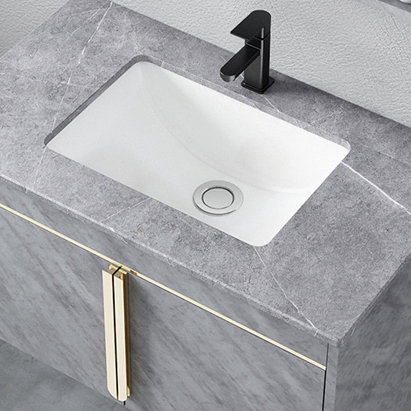 Contemporary Sink Cabinet Mirror Cabinet Vanity Cabinet for Bathroom Clearhalo 'Bathroom Remodel & Bathroom Fixtures' 'Bathroom Vanities' 'bathroom_vanities' 'Home Improvement' 'home_improvement' 'home_improvement_bathroom_vanities' 6485111