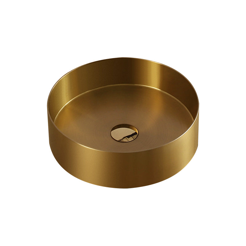 Modern Bathroom Sink Metal Wash Stand with Basin and Faucet Bathroom Sink Clearhalo 'Bathroom Remodel & Bathroom Fixtures' 'Bathroom Sinks & Faucet Components' 'Bathroom Sinks' 'bathroom_sink' 'Home Improvement' 'home_improvement' 'home_improvement_bathroom_sink' 6485467