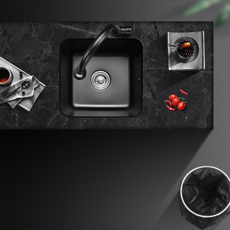 Contemporary Style Kitchen Sink Stainless Steel Square Undermount Kitchen Sink Clearhalo 'Home Improvement' 'home_improvement' 'home_improvement_kitchen_sinks' 'Kitchen Remodel & Kitchen Fixtures' 'Kitchen Sinks & Faucet Components' 'Kitchen Sinks' 'kitchen_sinks' 6485500