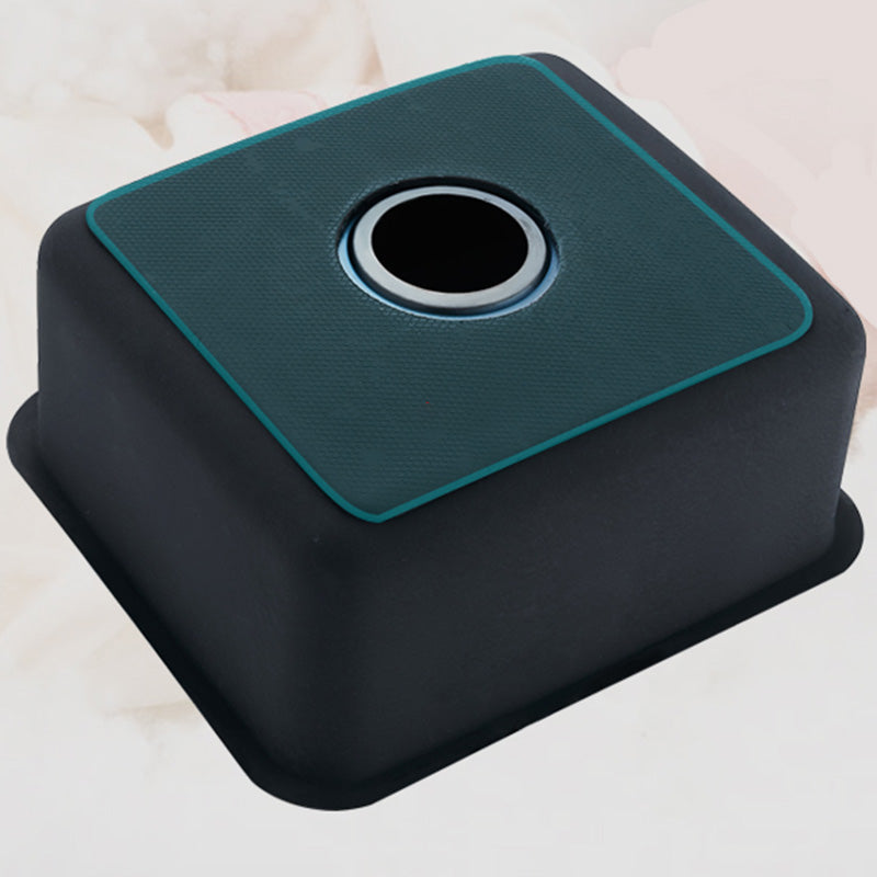 Contemporary Style Kitchen Sink Stainless Steel Dirt Resistant 1 Holes Kitchen Sink Clearhalo 'Home Improvement' 'home_improvement' 'home_improvement_kitchen_sinks' 'Kitchen Remodel & Kitchen Fixtures' 'Kitchen Sinks & Faucet Components' 'Kitchen Sinks' 'kitchen_sinks' 6485524