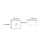 Contemporary Style Kitchen Sink Stainless Steel Dirt Resistant 1 Holes Kitchen Sink Clearhalo 'Home Improvement' 'home_improvement' 'home_improvement_kitchen_sinks' 'Kitchen Remodel & Kitchen Fixtures' 'Kitchen Sinks & Faucet Components' 'Kitchen Sinks' 'kitchen_sinks' 6485529