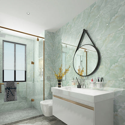 PVC Peel and Stick Wall Tile Modern Peel & Stick Mosaic Tile Green Clearhalo 'Flooring 'Home Improvement' 'home_improvement' 'home_improvement_peel_stick_blacksplash' 'Peel & Stick Backsplash Tile' 'peel_stick_blacksplash' 'Walls & Ceilings' Walls and Ceiling' 6485579