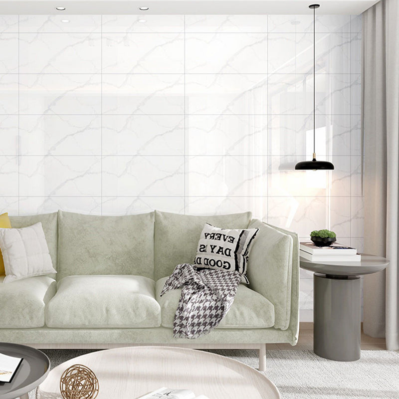 PVC Peel and Stick Tile Modern Peel and Stick Backsplash Wall Tile Textured White 10-Piece Set Clearhalo 'Flooring 'Home Improvement' 'home_improvement' 'home_improvement_peel_stick_blacksplash' 'Peel & Stick Backsplash Tile' 'peel_stick_blacksplash' 'Walls & Ceilings' Walls and Ceiling' 6485605