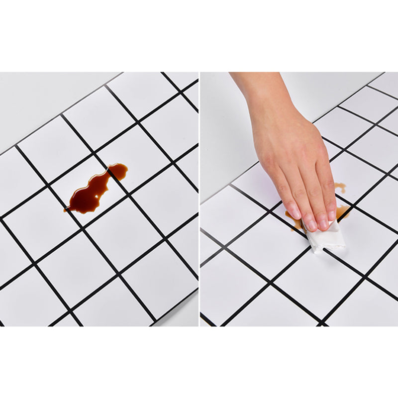 Modern Rectangular Peel and Stick Backsplash Tile PVC Wallpaper Clearhalo 'Flooring 'Home Improvement' 'home_improvement' 'home_improvement_peel_stick_blacksplash' 'Peel & Stick Backsplash Tile' 'peel_stick_blacksplash' 'Walls & Ceilings' Walls and Ceiling' 6485628