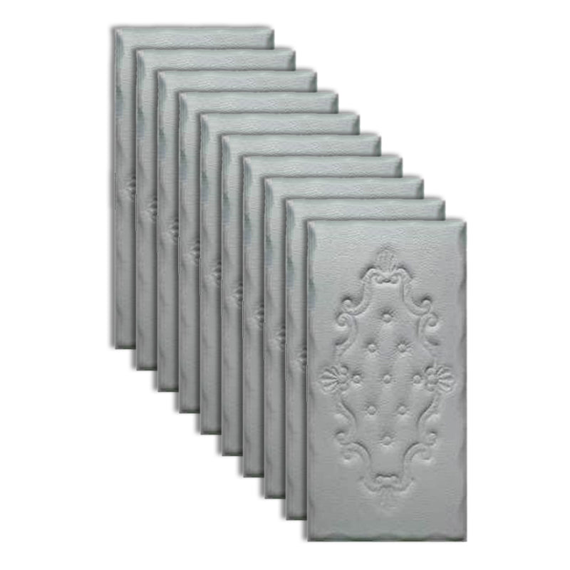 Modern Wainscoting PVC 3D Embossed Waterproof Indoor Wall Access Panel Grey Clearhalo 'Flooring 'Home Improvement' 'home_improvement' 'home_improvement_wall_paneling' 'Wall Paneling' 'wall_paneling' 'Walls & Ceilings' Walls and Ceiling' 6485733