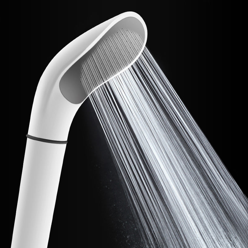 Plastic Handheld Shower Head Contemporary Wall-mounted Shower Head Clearhalo 'Bathroom Remodel & Bathroom Fixtures' 'Home Improvement' 'home_improvement' 'home_improvement_shower_heads' 'Shower Heads' 'shower_heads' 'Showers & Bathtubs Plumbing' 'Showers & Bathtubs' 6485765