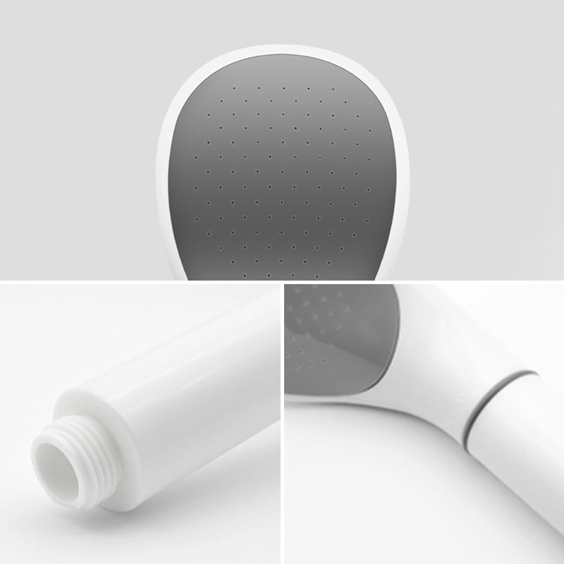 Plastic Handheld Shower Head Contemporary Wall-mounted Shower Head Clearhalo 'Bathroom Remodel & Bathroom Fixtures' 'Home Improvement' 'home_improvement' 'home_improvement_shower_heads' 'Shower Heads' 'shower_heads' 'Showers & Bathtubs Plumbing' 'Showers & Bathtubs' 6485772