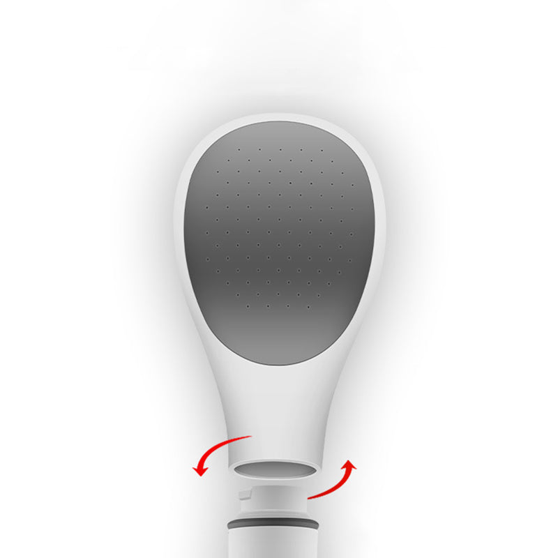 Plastic Handheld Shower Head Contemporary Wall-mounted Shower Head Clearhalo 'Bathroom Remodel & Bathroom Fixtures' 'Home Improvement' 'home_improvement' 'home_improvement_shower_heads' 'Shower Heads' 'shower_heads' 'Showers & Bathtubs Plumbing' 'Showers & Bathtubs' 6485773