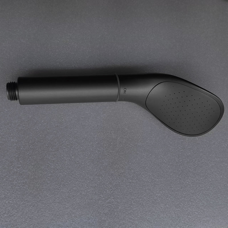 Plastic Handheld Shower Head Contemporary Wall-mounted Shower Head Clearhalo 'Bathroom Remodel & Bathroom Fixtures' 'Home Improvement' 'home_improvement' 'home_improvement_shower_heads' 'Shower Heads' 'shower_heads' 'Showers & Bathtubs Plumbing' 'Showers & Bathtubs' 6485776