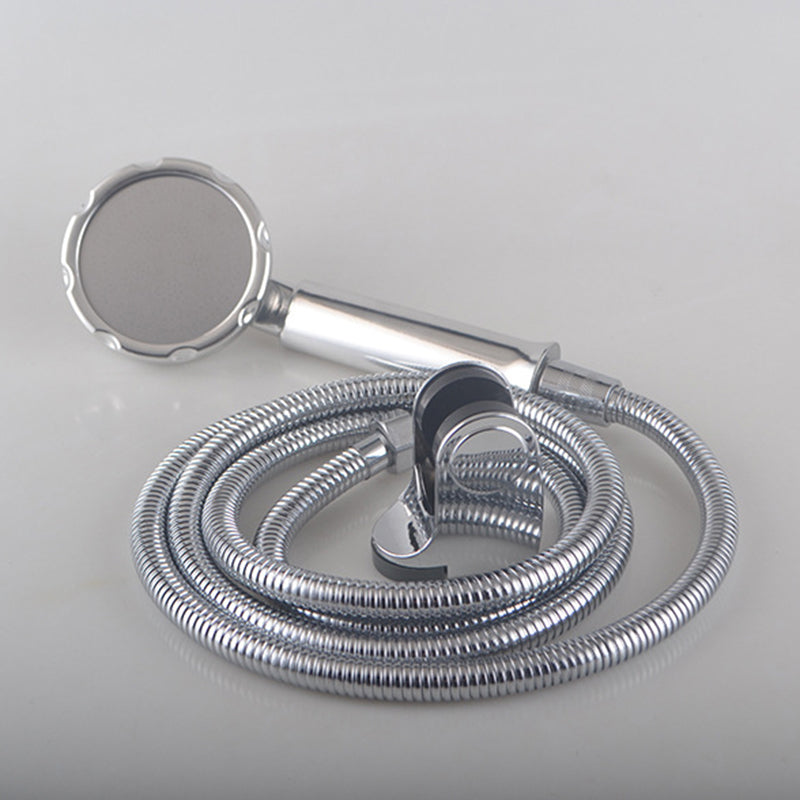 Contemporary Style Shower Head Wall-mounted Plastic Shower Head Clearhalo 'Bathroom Remodel & Bathroom Fixtures' 'Home Improvement' 'home_improvement' 'home_improvement_shower_heads' 'Shower Heads' 'shower_heads' 'Showers & Bathtubs Plumbing' 'Showers & Bathtubs' 6485781