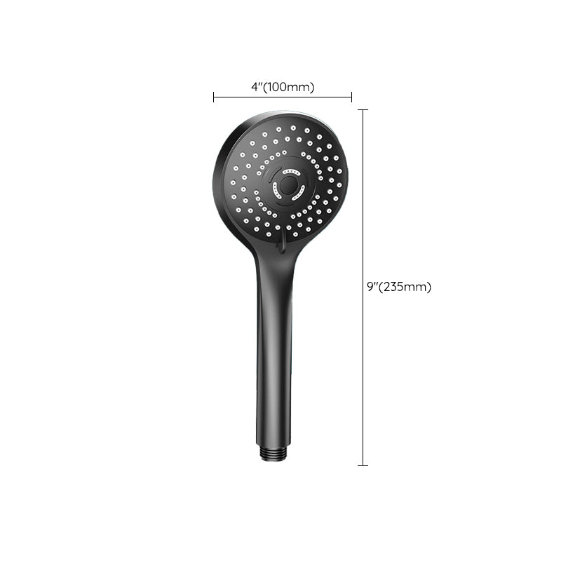 Contemporary Style Shower Head Wall-mounted Plastic Shower Head Clearhalo 'Bathroom Remodel & Bathroom Fixtures' 'Home Improvement' 'home_improvement' 'home_improvement_shower_heads' 'Shower Heads' 'shower_heads' 'Showers & Bathtubs Plumbing' 'Showers & Bathtubs' 6485796