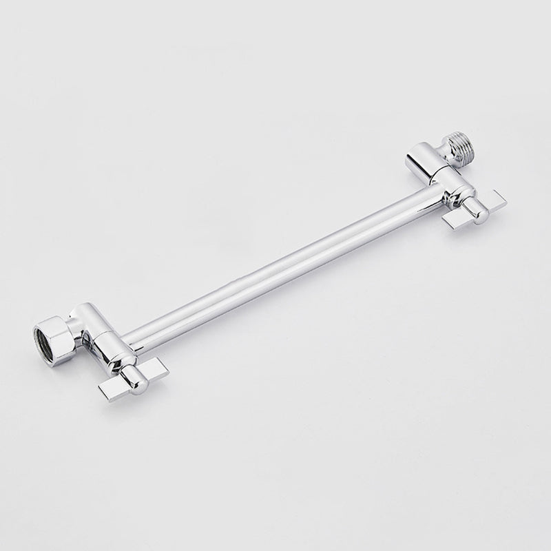 Silver Square Fixed Shower Head Modern Style Wall-Mount Showerhead Clearhalo 'Bathroom Remodel & Bathroom Fixtures' 'Home Improvement' 'home_improvement' 'home_improvement_shower_heads' 'Shower Heads' 'shower_heads' 'Showers & Bathtubs Plumbing' 'Showers & Bathtubs' 6485828