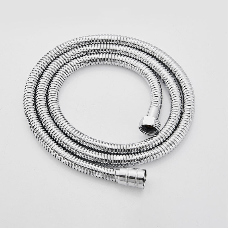 Silver Square Fixed Shower Head Modern Style Wall-Mount Showerhead Clearhalo 'Bathroom Remodel & Bathroom Fixtures' 'Home Improvement' 'home_improvement' 'home_improvement_shower_heads' 'Shower Heads' 'shower_heads' 'Showers & Bathtubs Plumbing' 'Showers & Bathtubs' 6485834