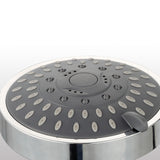 Silver Round Fixed Shower Head Modern Style Wall-Mount Showerhead Clearhalo 'Bathroom Remodel & Bathroom Fixtures' 'Home Improvement' 'home_improvement' 'home_improvement_shower_heads' 'Shower Heads' 'shower_heads' 'Showers & Bathtubs Plumbing' 'Showers & Bathtubs' 6485842