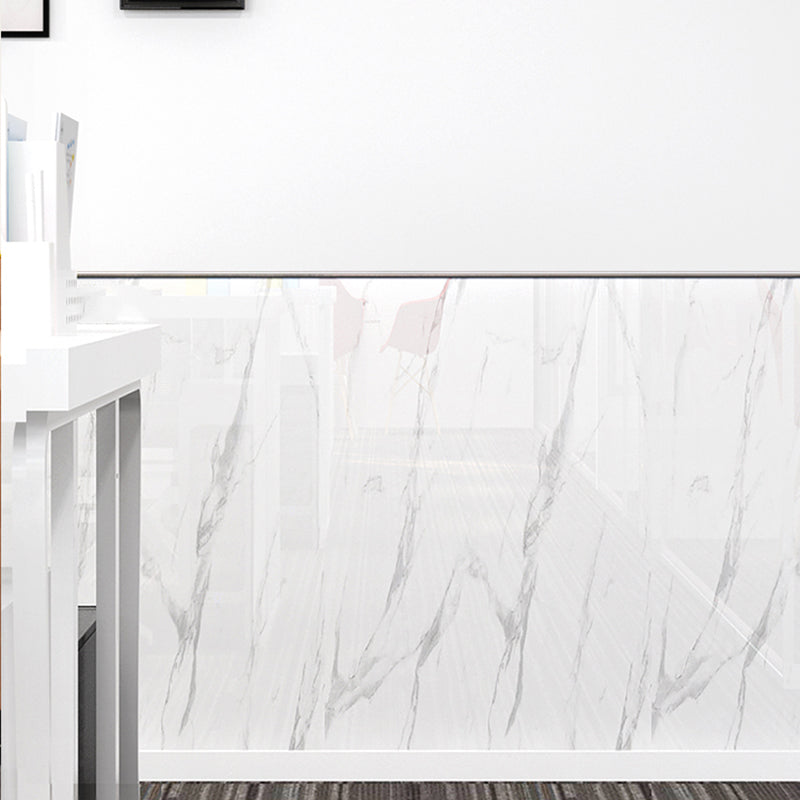 Modern Panel Tin Backsplash Self-Adhesive Waterproof Indoor Backsplash Panels White 100-Piece Set Clearhalo 'Flooring 'Home Improvement' 'home_improvement' 'home_improvement_wall_paneling' 'Wall Paneling' 'wall_paneling' 'Walls & Ceilings' Walls and Ceiling' 6487701