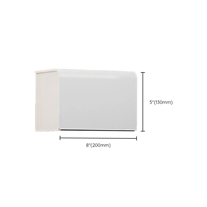 Modern Bathroom Hardware Set Towel Bar White Bath Shelf Bath Hardware Set Clearhalo 'Bathroom Hardware Sets' 'Bathroom Hardware' 'Bathroom Remodel & Bathroom Fixtures' 'bathroom_hardware_sets' 'Home Improvement' 'home_improvement' 'home_improvement_bathroom_hardware_sets' 6495629