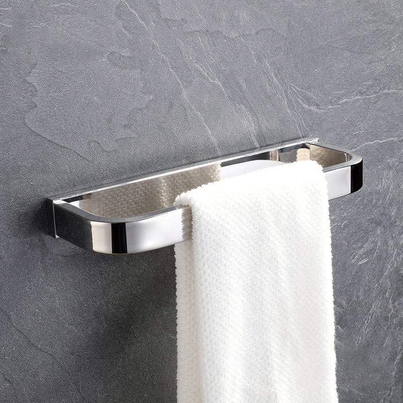 Modern Bath Hardware Set Paper Holder Grey Towel Bar Bathroom Accessory Set Towel Ring Clearhalo 'Bathroom Hardware Sets' 'Bathroom Hardware' 'Bathroom Remodel & Bathroom Fixtures' 'bathroom_hardware_sets' 'Home Improvement' 'home_improvement' 'home_improvement_bathroom_hardware_sets' 6496065