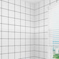 Modern Peel & Stick Tile Plastic Grid Peel/Stick Backsplash Tile for Shower White Clearhalo 'Flooring 'Home Improvement' 'home_improvement' 'home_improvement_peel_stick_blacksplash' 'Peel & Stick Backsplash Tile' 'peel_stick_blacksplash' 'Walls & Ceilings' Walls and Ceiling' 6496378