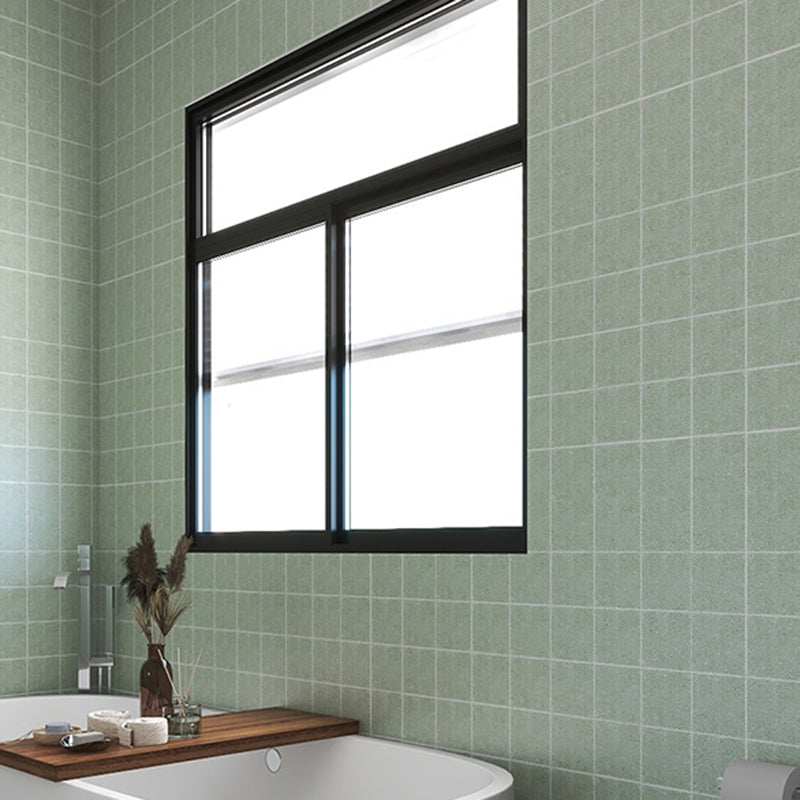 Modern Peel & Stick Tile Plastic Grid Peel/Stick Backsplash Tile for Shower Light Green Clearhalo 'Flooring 'Home Improvement' 'home_improvement' 'home_improvement_peel_stick_blacksplash' 'Peel & Stick Backsplash Tile' 'peel_stick_blacksplash' 'Walls & Ceilings' Walls and Ceiling' 6496379