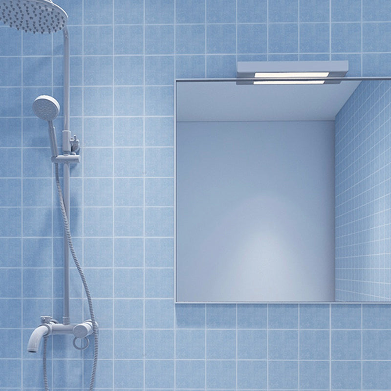 Modern Peel & Stick Tile Plastic Grid Peel/Stick Backsplash Tile for Shower Blue Clearhalo 'Flooring 'Home Improvement' 'home_improvement' 'home_improvement_peel_stick_blacksplash' 'Peel & Stick Backsplash Tile' 'peel_stick_blacksplash' 'Walls & Ceilings' Walls and Ceiling' 6496383