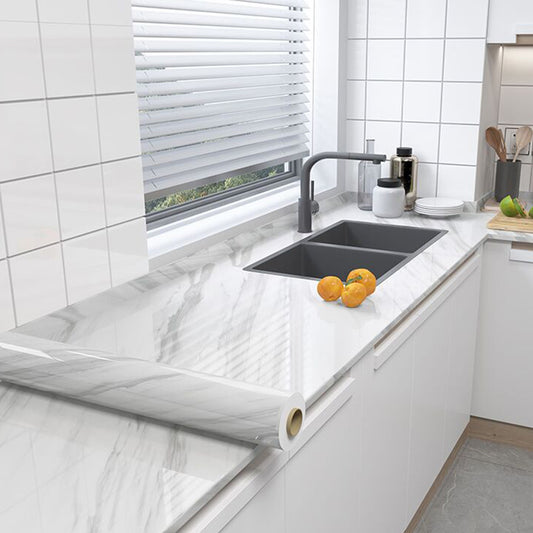 Rectangular Peel & Stick Mosaic Tile Modern PVC Peel & Stick Field Tile Clearhalo 'Flooring 'Home Improvement' 'home_improvement' 'home_improvement_peel_stick_blacksplash' 'Peel & Stick Backsplash Tile' 'peel_stick_blacksplash' 'Walls & Ceilings' Walls and Ceiling' 6496410