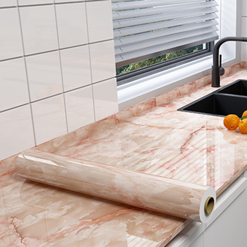 Rectangular Peel & Stick Mosaic Tile Modern PVC Peel & Stick Field Tile Red Clearhalo 'Flooring 'Home Improvement' 'home_improvement' 'home_improvement_peel_stick_blacksplash' 'Peel & Stick Backsplash Tile' 'peel_stick_blacksplash' 'Walls & Ceilings' Walls and Ceiling' 6496430