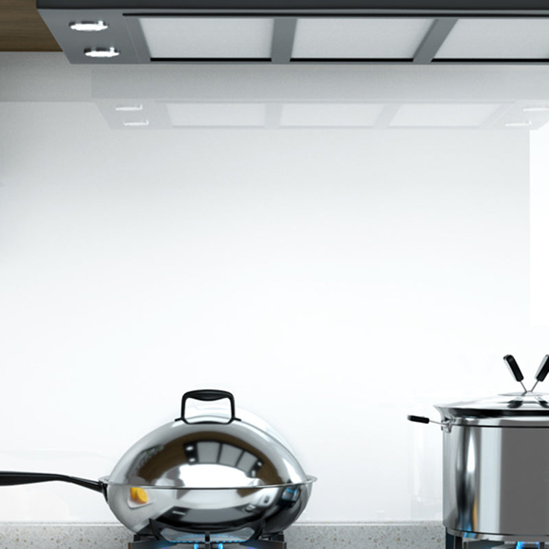 Modern Peel & Stick Field Tile Plastic Rectangular Grid 5 Pack Wallpaper for Kitchen Gloss White Clearhalo 'Flooring 'Home Improvement' 'home_improvement' 'home_improvement_peel_stick_blacksplash' 'Peel & Stick Backsplash Tile' 'peel_stick_blacksplash' 'Walls & Ceilings' Walls and Ceiling' 6496476